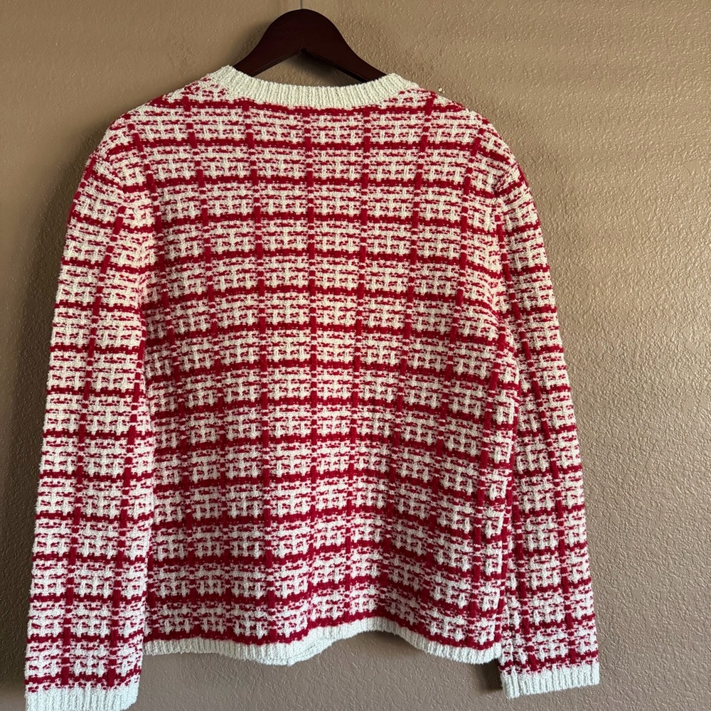 Maje Two-Tone Tweed-Effect Knit Cardigan Size 2 (US Size Medium) NWT - Picture 8 of 13